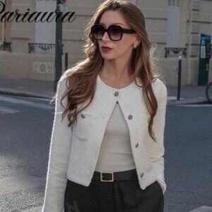 White Medium fleece jacket